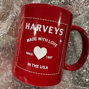 Harveys Red Ceramic Mug